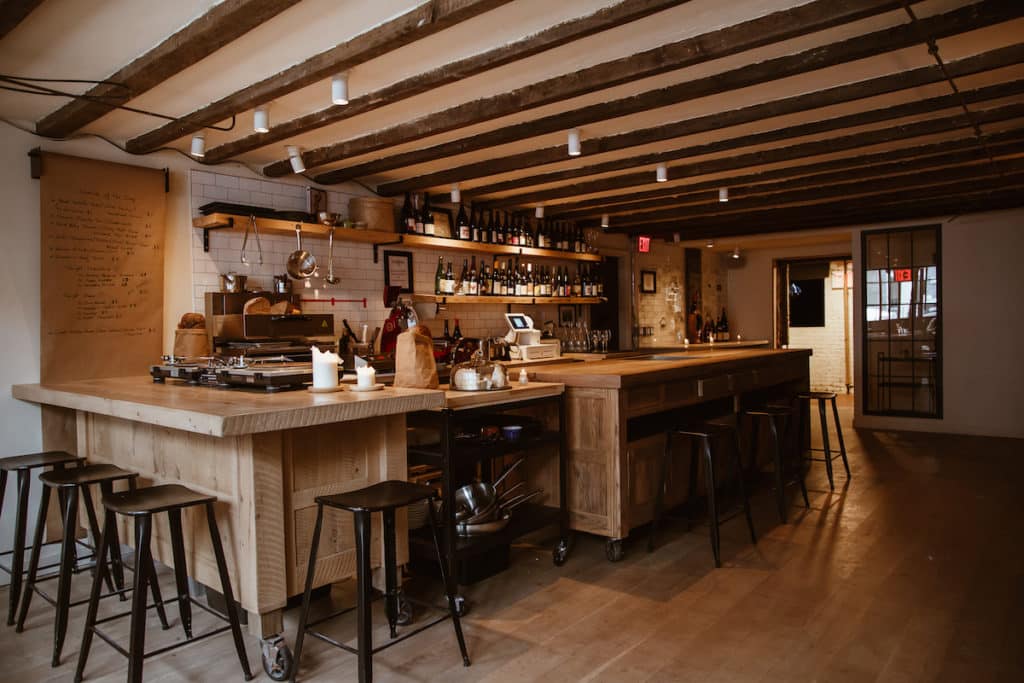 Interior of Sauced NYC