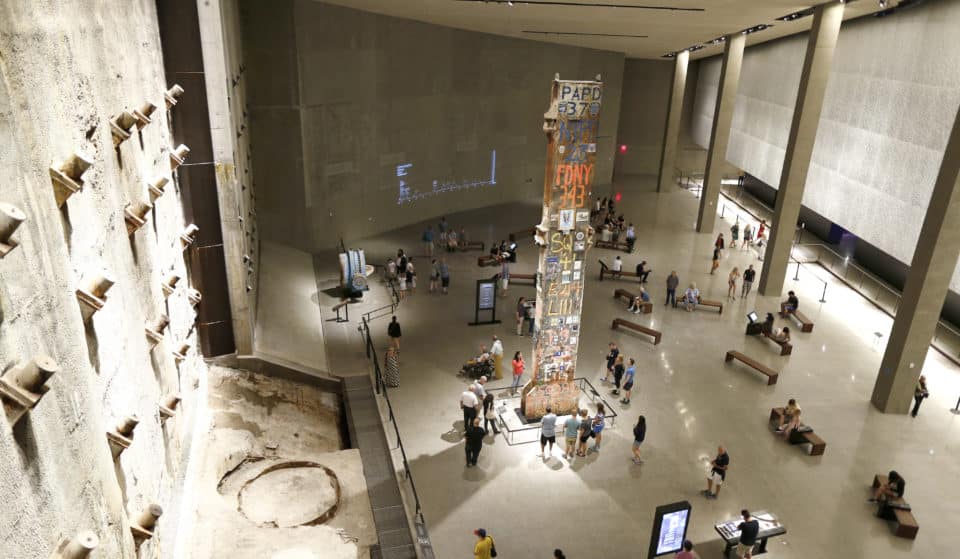 Marking 25 years since 2001, lower Manhattan’s 9/11 Memorial is opening to the public this afternoon—featuring a stunning night-sky tribute and powerful new exhibitions