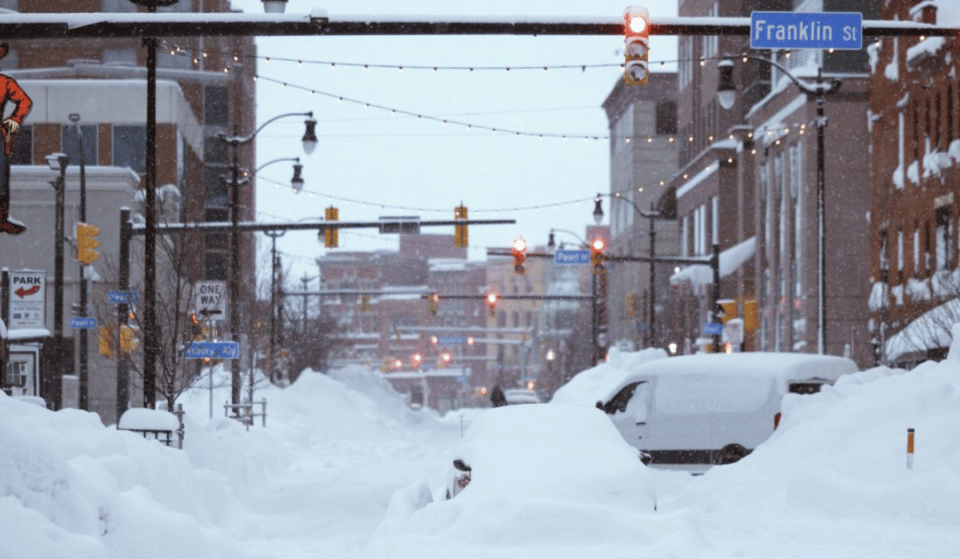 More Than 50 Inches Of Snow Fell On Buffalo, New York In Lake-Effect Blizzard