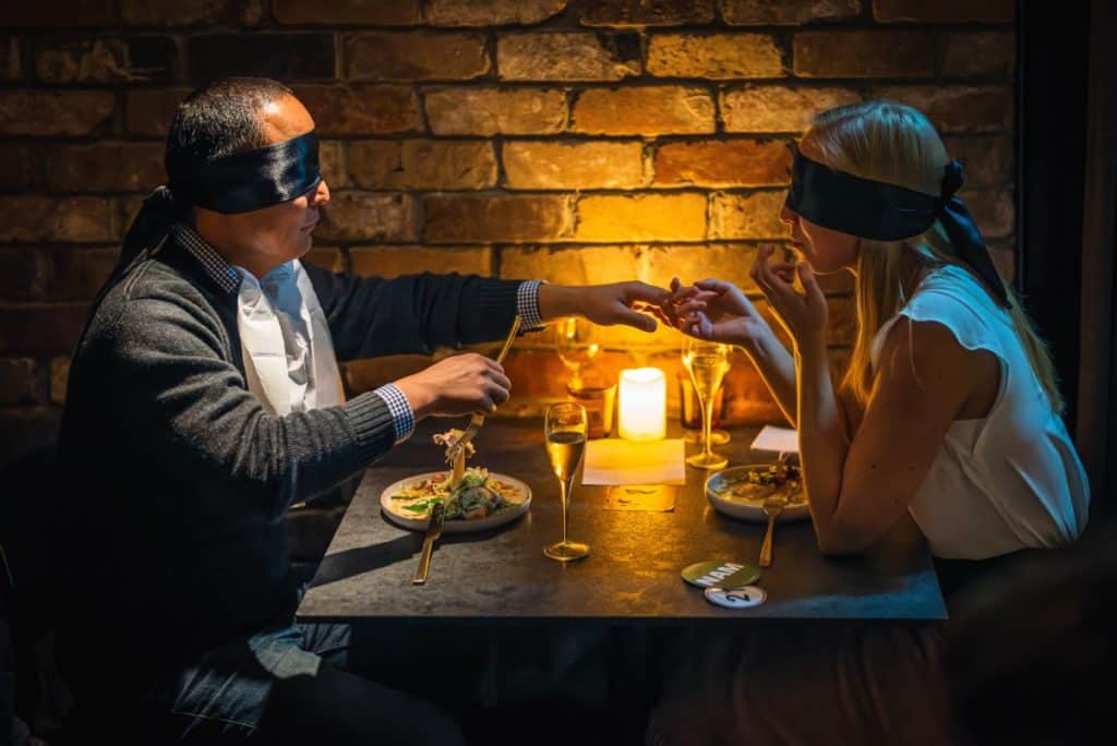 Enjoy A Secret ThreeCourse Menu At ???Dining In The Dark???