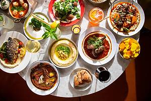 spread of food at Shoo Shoo