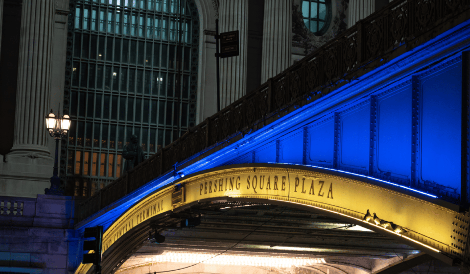 16 NYS Landmarks Will Glow Blue & Yellow Tonight In Honor Of Ukraine