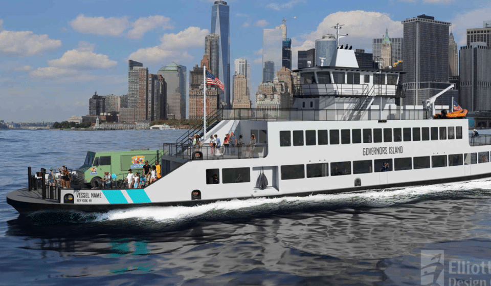 NYC’s First Ever Hybrid Ferry Will Take Passengers To Governors Island Beginning Next Summer