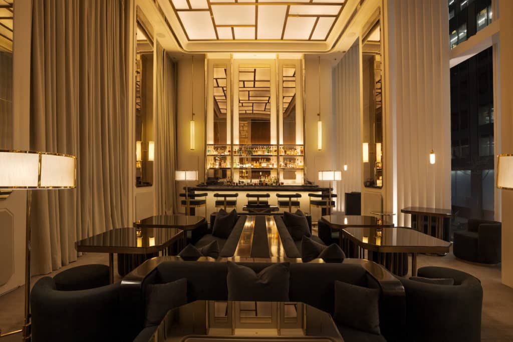 Art Deco Cocktail Bar, Bar Bastion, Now Sits Above Le Jardinier