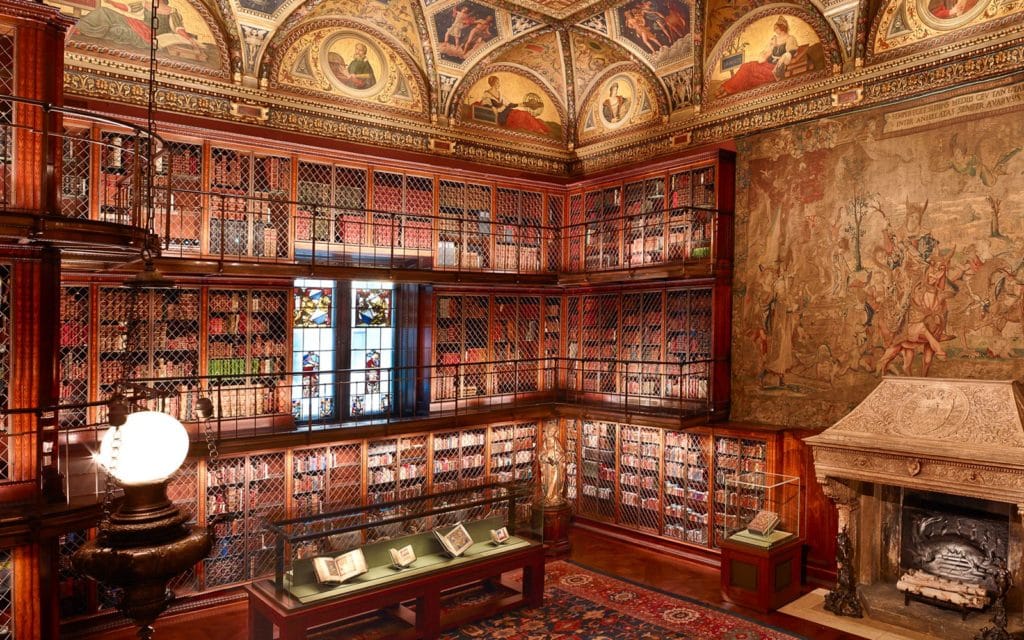 Interior of The Morgan Library & Museum NYC