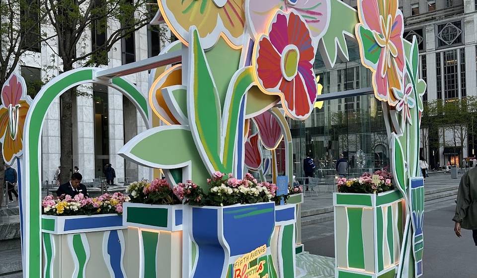 These Whimsical, Massive Floral Displays Are Totally Transforming NYC’s Fifth Ave
