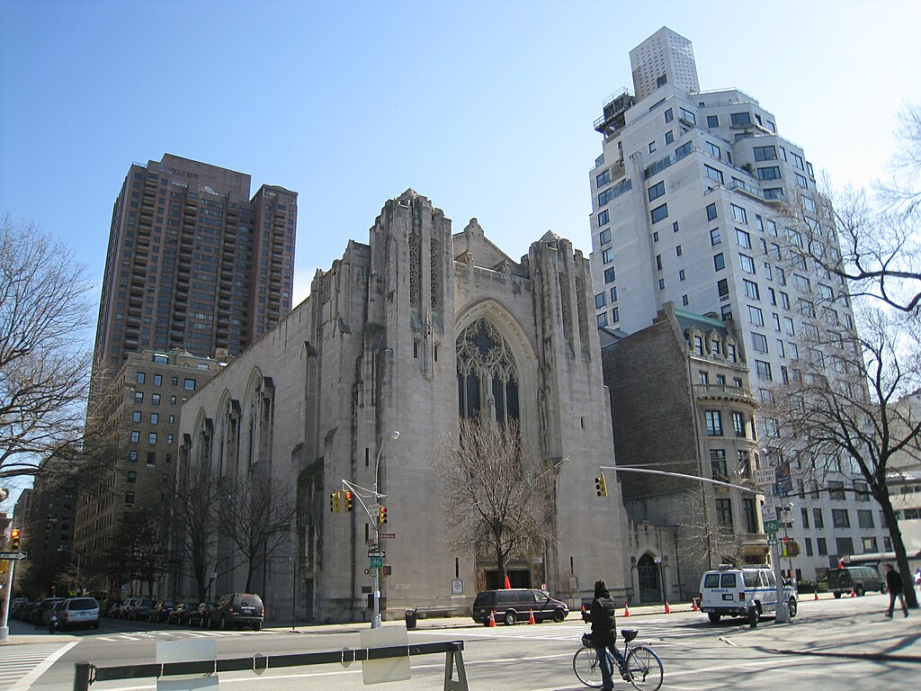 image of church in sunlight in nyc