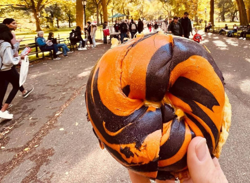 Liberty Bagels' Halloween Bagel Is As Spooky As It Is Sweet