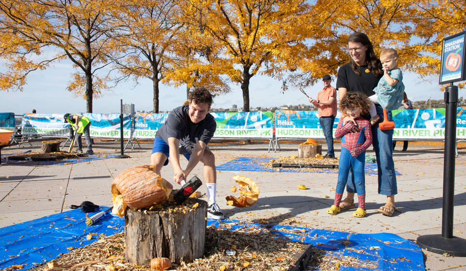 Smash Some Gourds This Weekend At Hudson River Park’s Annual Pumpkin Smash