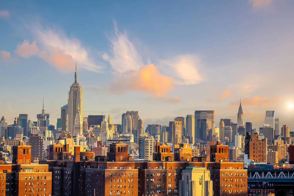 Vista dello skyline di New York.