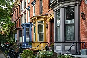 colorful homes in NYC