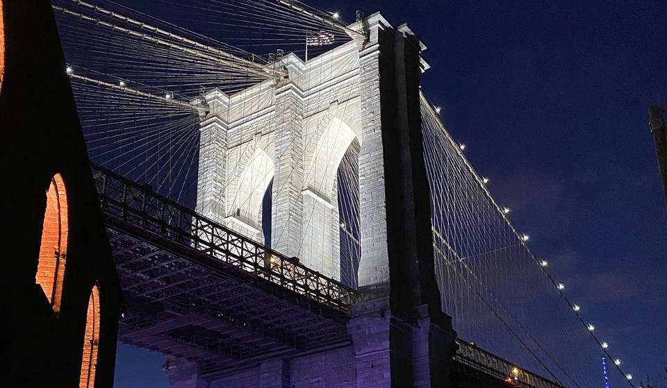 The Brooklyn Bridge Gets A ‘Glow Up’ With New Lights Illuminating The Towers