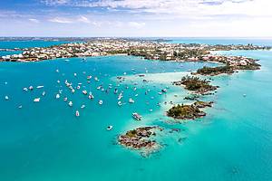 Aerial view of Bermuda