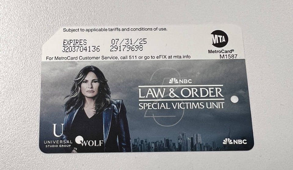 MTA To Release Limited-Edition ‘Law & Order: SVU’ MetroCards