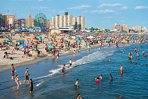 Coney Island beach