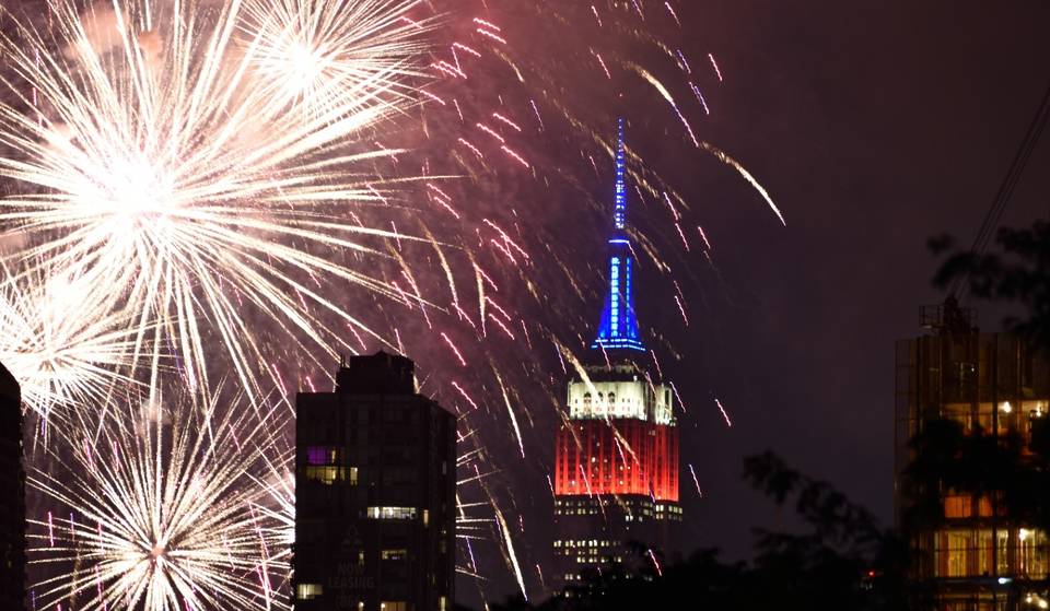 The Empire State Building Will Glitter Red, White & Blue On Thursday For The 4th Of July
