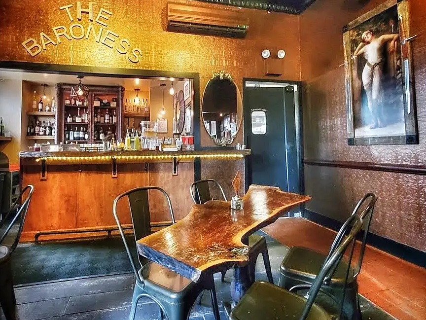 Intérieur du Baroness à Long Island City