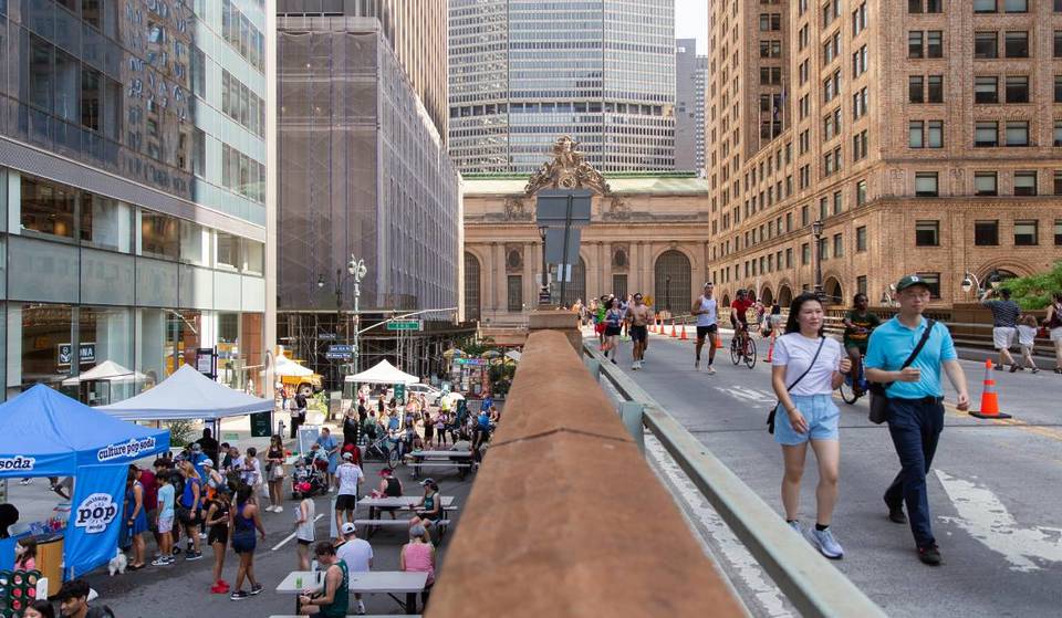 Grand Central Terminal Is Turning Into An Outdoor Oasis With Free Lawn Games, Tasty Treats, & More