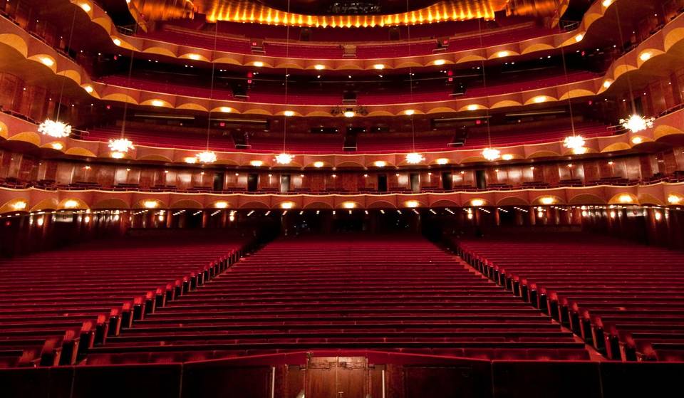 The most historic costumes in NYC are hidden inside Lincoln Center Plaza — inside the solo ladies workroom at the Metropolitan Opera House 