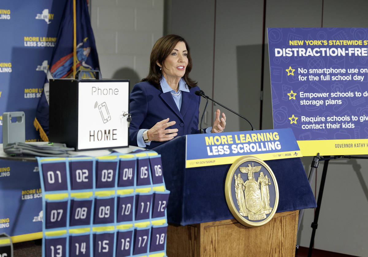 A Cellphone Ban Is Hitting K-12 Schools Statewide
