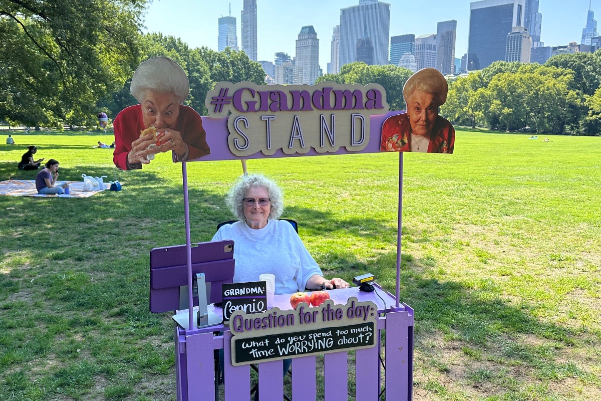 Get Grandmas' Heartwarming Advice At NYC's Grandma Stand