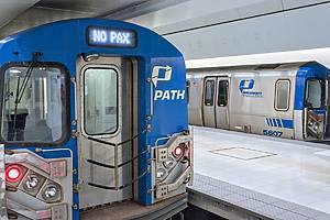 PATH train and World Trade Center