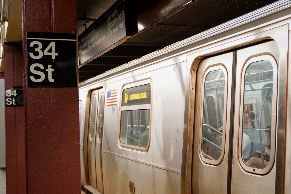 Train at 34th Street