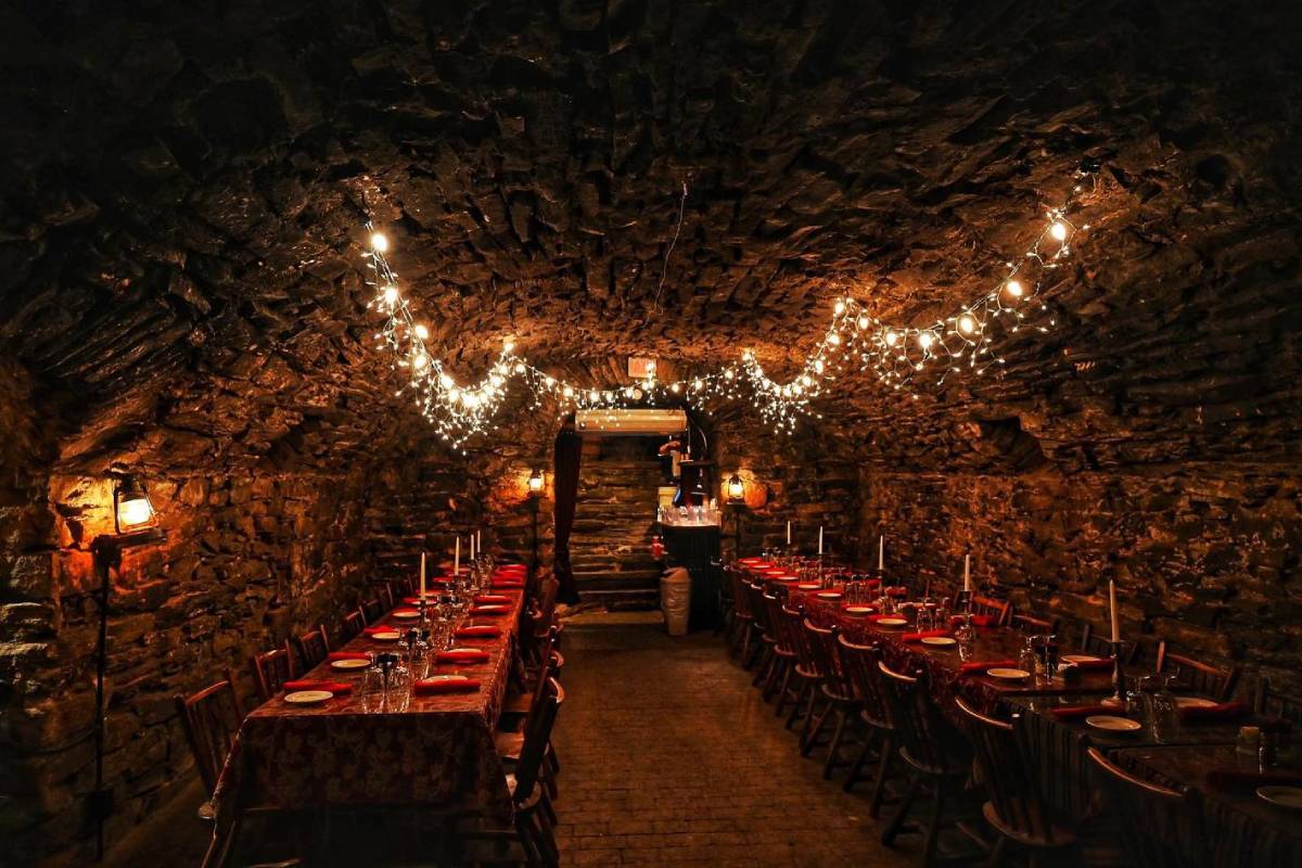 View of The Catacombs Restaurant: Dine 43 Feet Underground