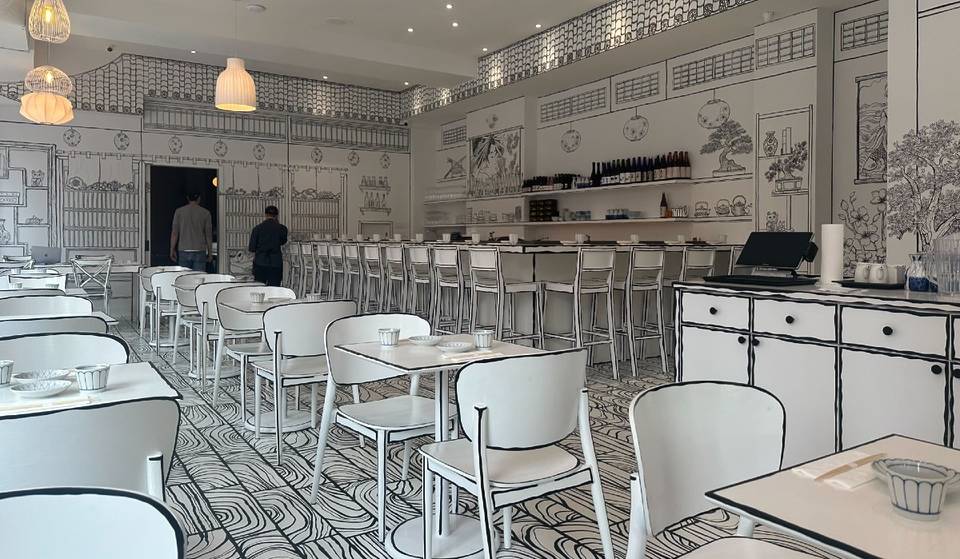 Dine In A Doodle At Manhattan’s First 2D Restaurant In The East Village