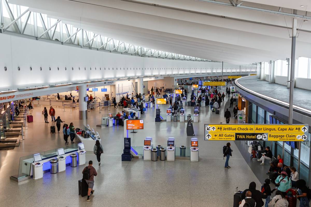 JFK Airport from an aerial vew