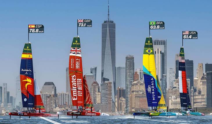 Deze wereldwijde hogesnelheidszeilwedstrijd keert terug naar NYC