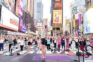 Times Square Mind Over Madness Yoga
