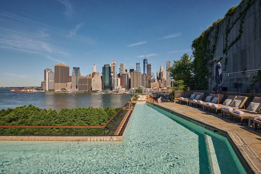 View of The Most Stunning Rooftop Pools in NYC Right Now — And Where to Swim ...