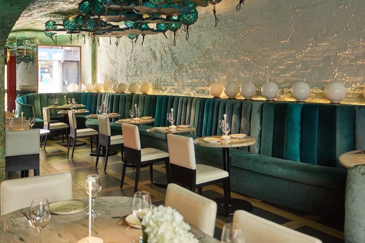 This East Village Newcomer Feels Like Dining Inside A Luxe Submarine this-east-village-newcomer-feels-like-dining-inside-a-luxe-submarine