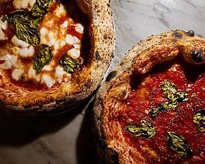 two pizza pies