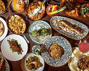 various food dishes from Piccola Cucina Estiatorio