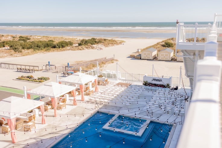 Madison Resort Wildwood Crest beach and pool