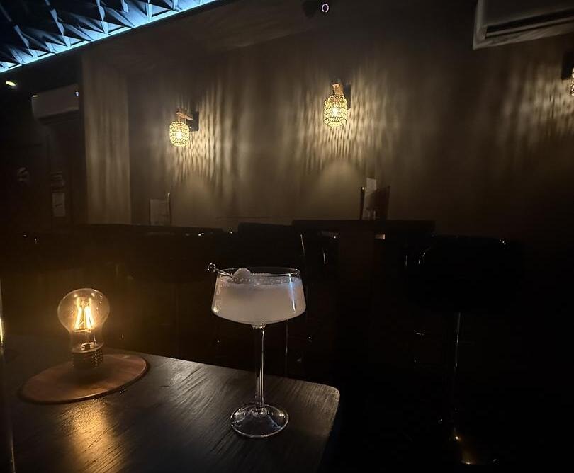 Lychee Martini from IYKYK speakeasy in Flushing, Brooklyn.