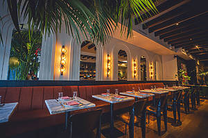 Interior of Casa Bond