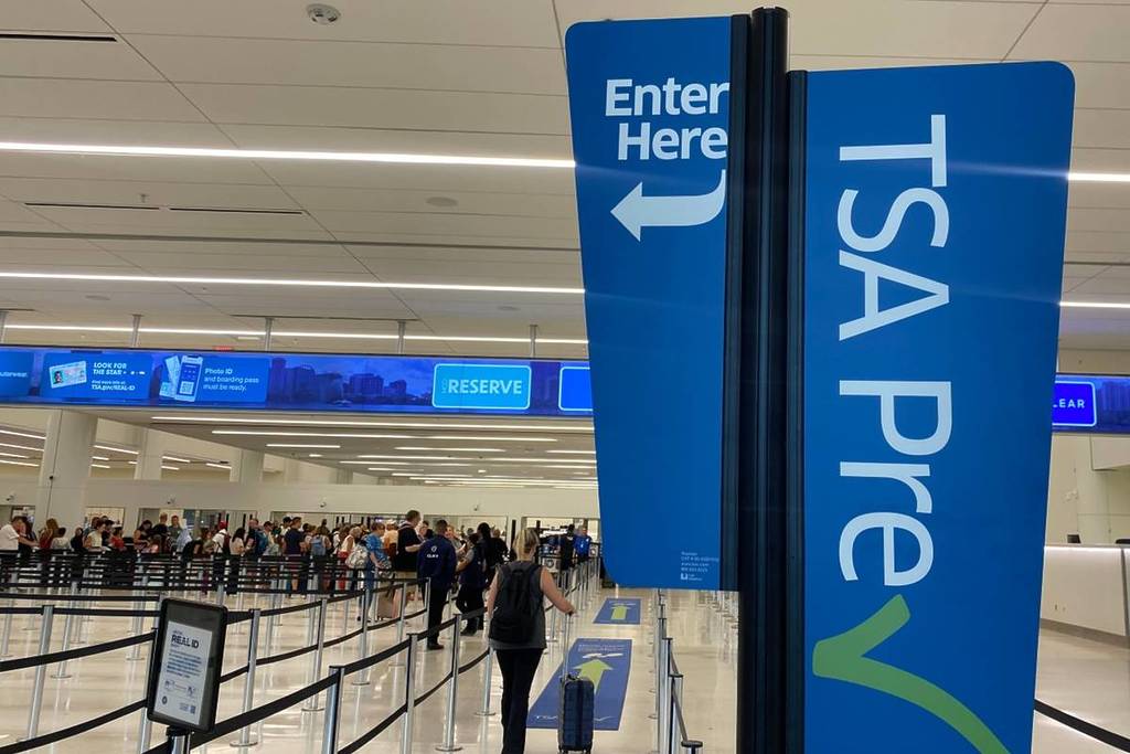 TSA PreCheck línea de seguridad