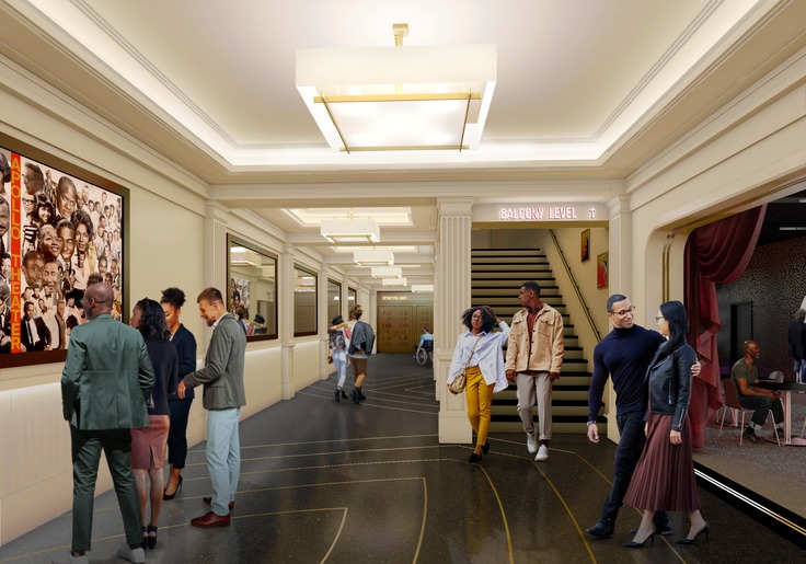 Apollo Theater lobby renderings