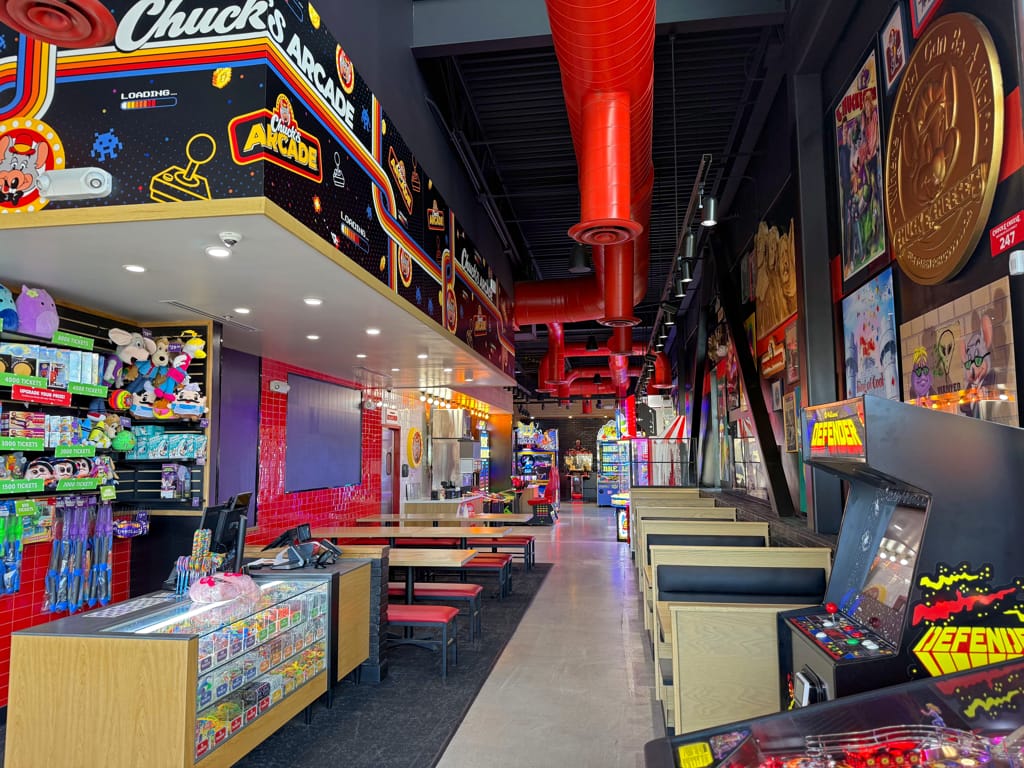 Chuck E Cheese Debuts Adult Focused Concept Chuck S Arcade Chuck E Cheese Debuts Adult Focused Concept Chuck S Arcade