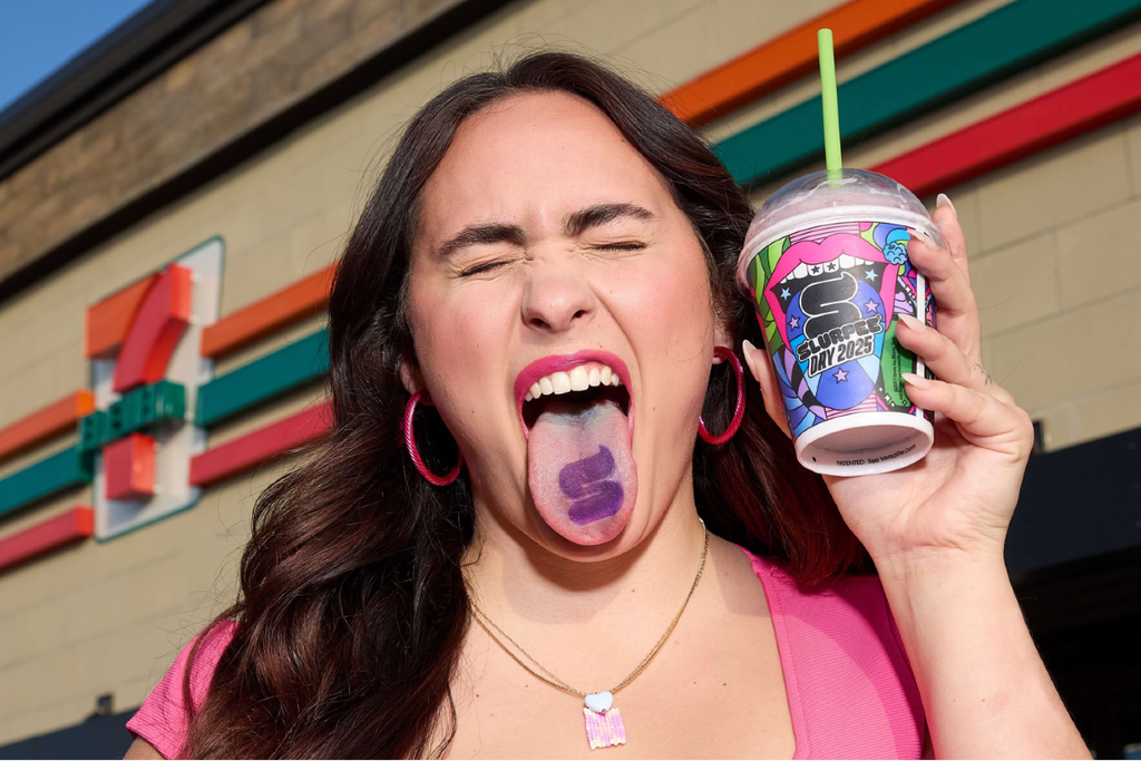 7-Eleven’s Free Slurpee Day Returns To NYC Tomorrow With A Wild New Addition—Have You Seen The “Tongue-Toos”?