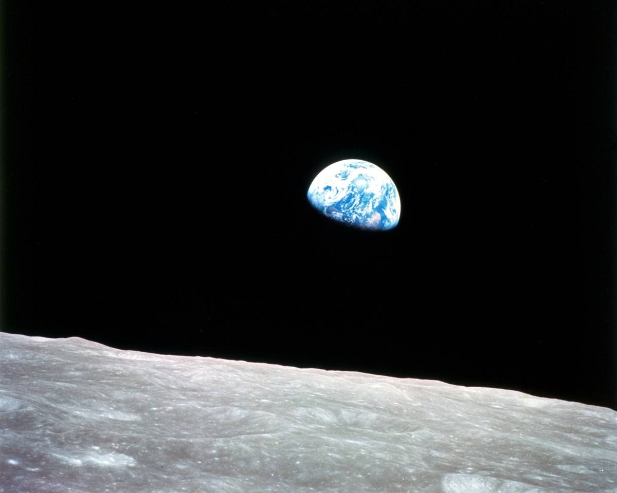 The Earth from the moon