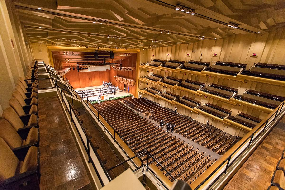 David Geffen Hall interior New York