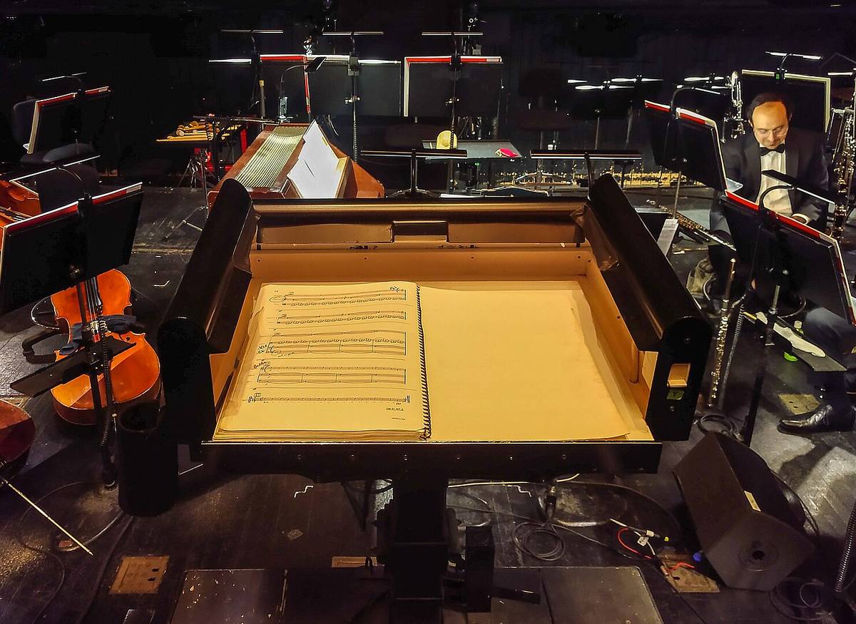 Orchestra pit at the MET opera in New York