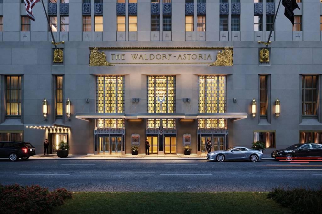 The towers of The Waldorf Astoria