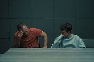 Adolescence. (L to R) Stephen Graham as Eddie Miller, Owen Cooper as Jamie Miller, in Adolescence. Cr. Courtesy of Netflix © 2024