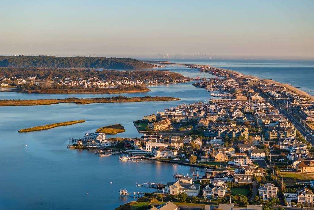 Navesink bay en el condado de Monmouth