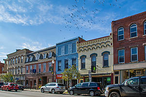Colorful Main Street offers a variety of shops, cafes, pubs, and restaurants, like the Keuka Restaurant, a village favorite.